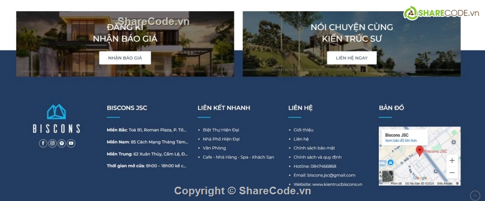 thiết kế công trình,thi công,thi công biệt thự,website thi công thiết kế,website thi công xây dựng,Sharecode Website Dịch Vụ Thiết Kế và Thi Công Biệ