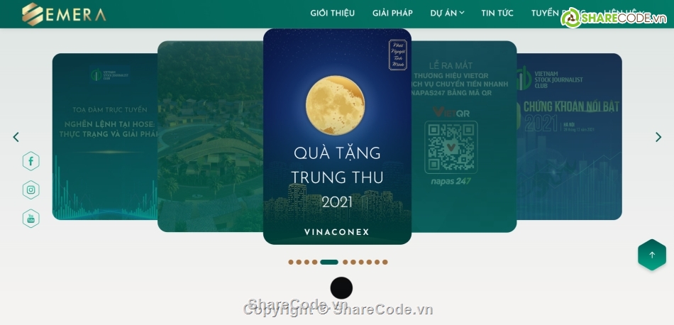 Sharecode giới thiệu công ty,sharecode angency,sharecode website dự án emera,website dự án,sharecode emera,code website