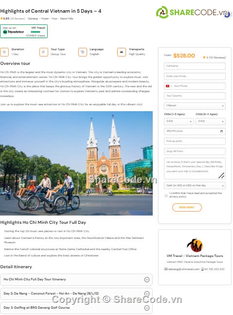 code du lịch đẹp,website du lịch,web dat tour du lich,sharecode website du lịch,Sharecode website du lịch cực đẹp giống vmtravel đ