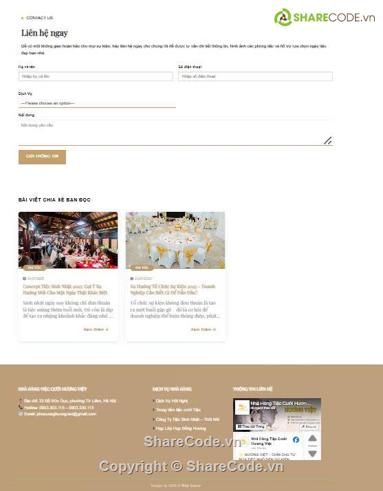 website nhà hàng,tổ chức sự kiện,tiệc cưới chuyên nghiệp,đặt tiệc nhà hàng,nhà hàng tiệc cưới,Sharecode Website Nhà Hàng Tổ Chức Sự Kiện Tiệc Cư