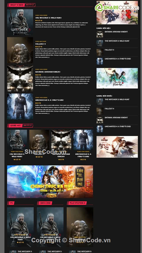 sharecode review games,đánh giá games,code review games,website review đánh giá games,code review đánh giá games,Sharecode website review đánh giá games cực đẹp
