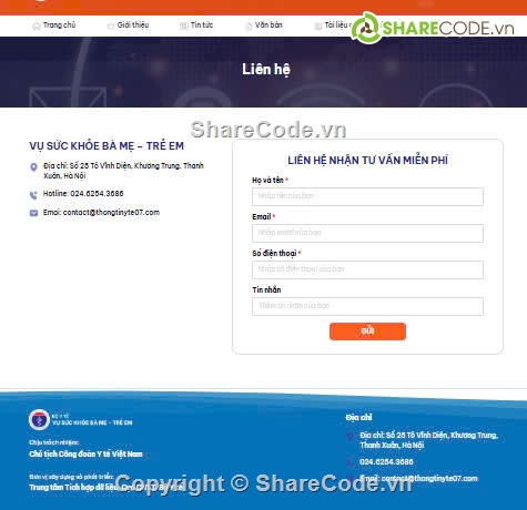web tài liệu,code tin tức,website giá rẻ,tin tức y tế,y tế,Sharecode website tài liệu văn bản tin tức y tế gi