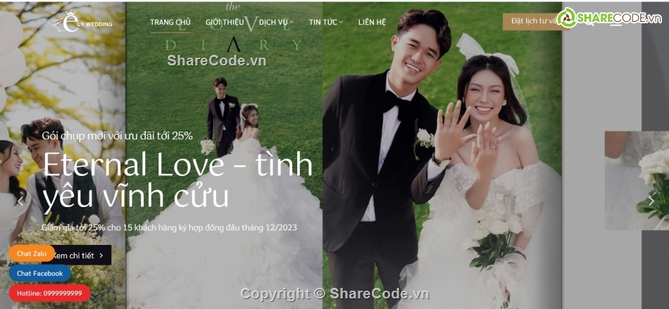 web studio ảnh,wedding,Sharecode website wedding,website wedding,Sharecode website wedding và studio ảnh cưới,studio ảnh cưới