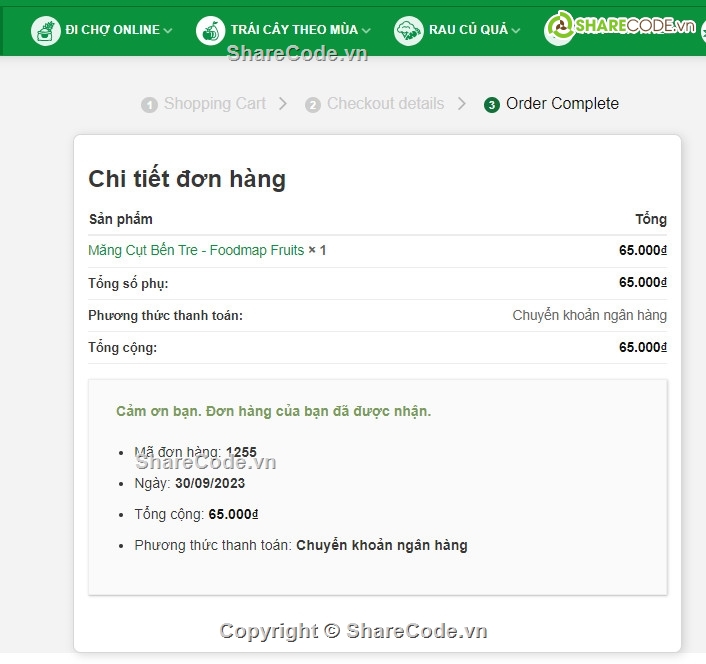 Sharecode wordpress bán trái cây,giao diện bán trái cây,sharecode website trái cây,full code website bán trái cây,bán trái cây,trái cây