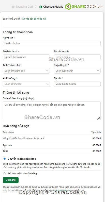 Sharecode wordpress bán trái cây,giao diện bán trái cây,sharecode website trái cây,full code website bán trái cây,bán trái cây,trái cây