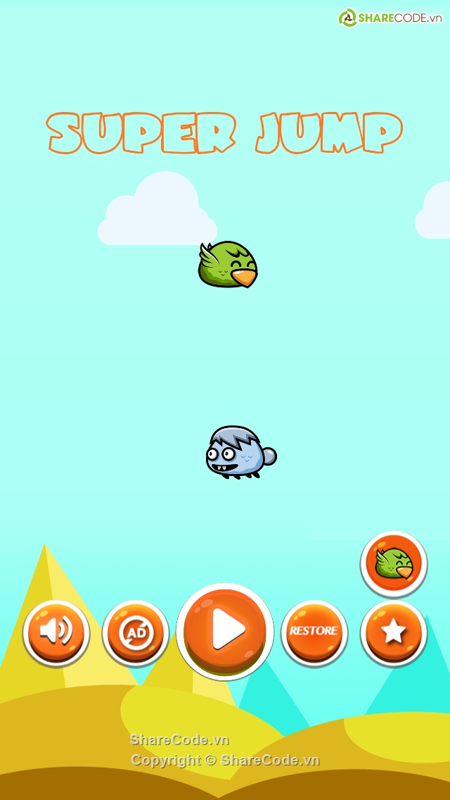 Game iOS,Code cocos2D,Super Jump iOS,Source code game