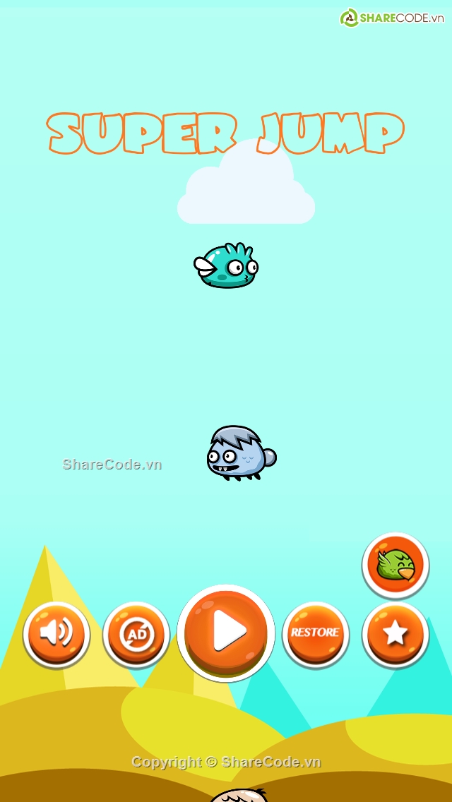 Game iOS,Code cocos2D,Super Jump iOS,Source code game