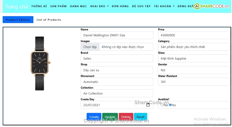 đồ án tốt nghiệp,Java Spring Boot,bán đồng hồ,Assignment,assignment java 5,code web bán hàng assignment java 6