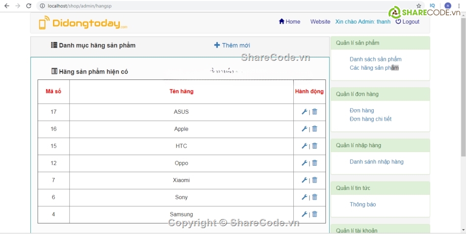 full code php,codeigniter,code php bán hàng,code bán hàng