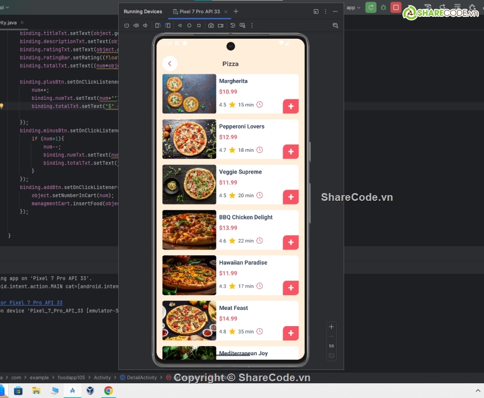 Shop,Project,Project Java,Android Firebase,FoodApp,Đồ án