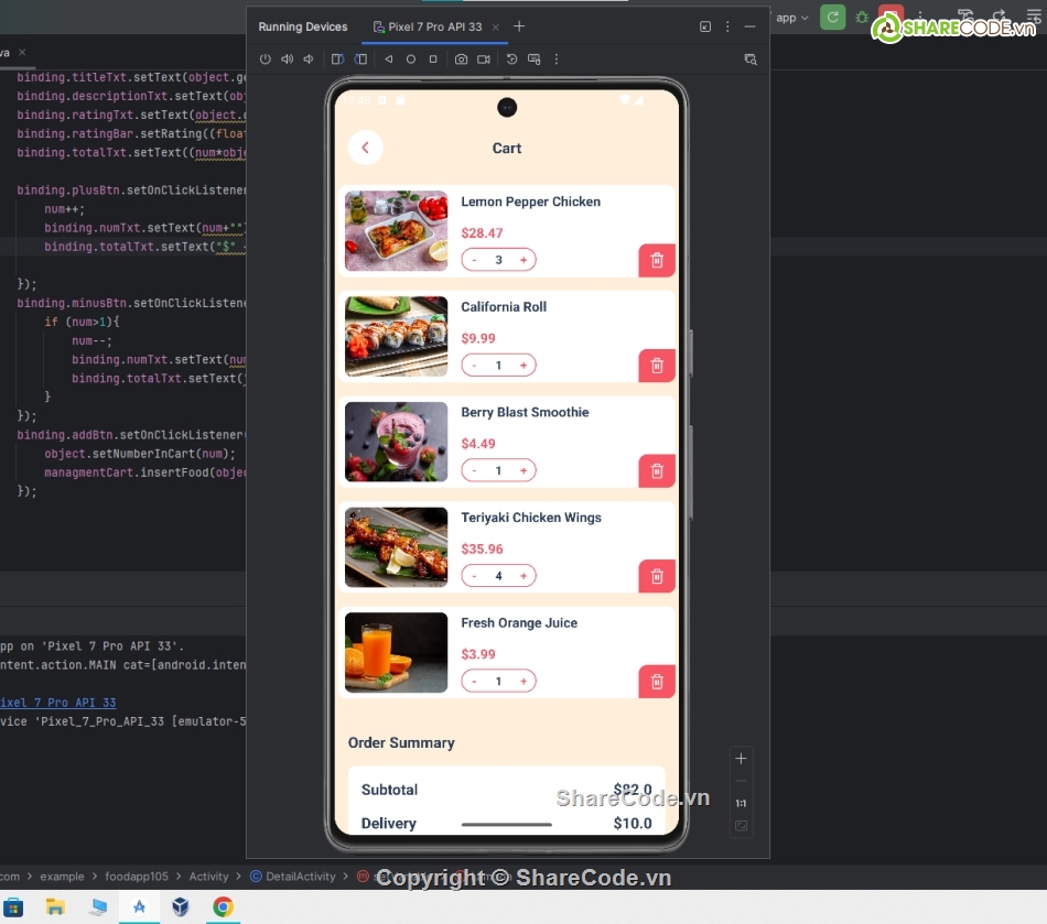 Shop,Project,Project Java,Android Firebase,FoodApp,Đồ án