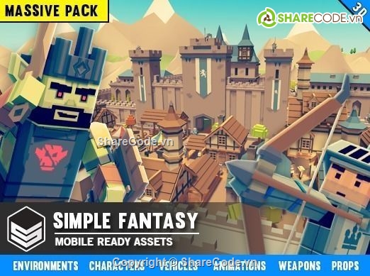 unity,asset,android,character,game,Cartoon Unity Asset