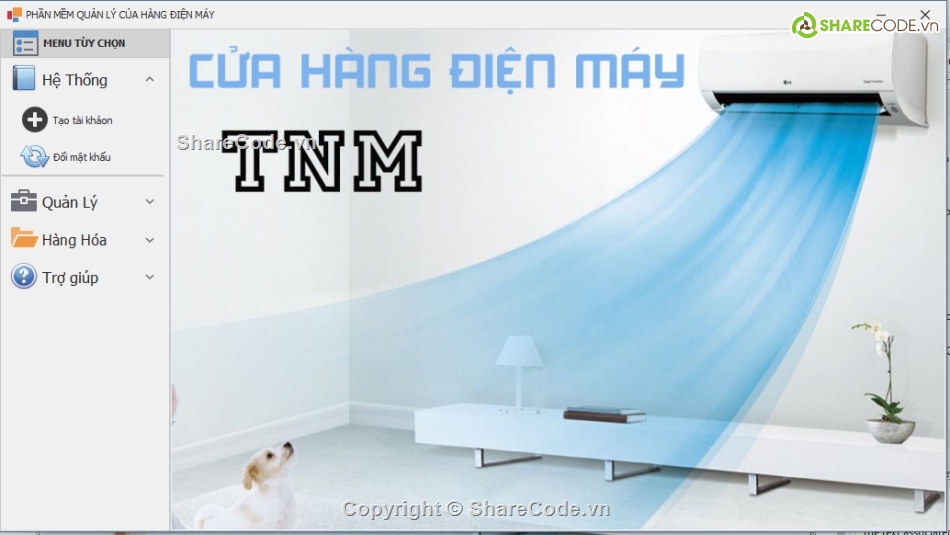 Quản lý cửa hàng điện máy,Cửa hàng điện máy,souce code cửa hàng điện máy