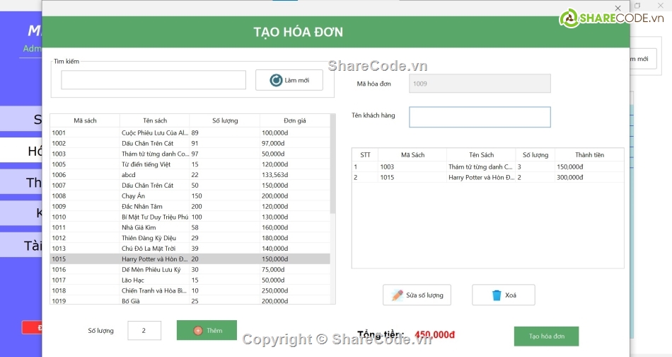 Code đồ án,Share code,Code phần mềm quản lý