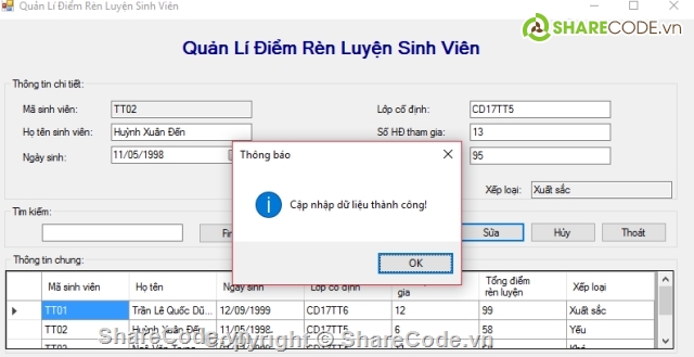 C#,code de hieu           va de hiểu nhất,Code C# Search,C# quản lí nhân viên,C# quản lí điểm đoàn viên,C# code datagirdView