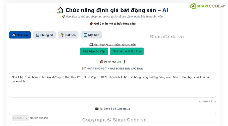 AI,code bất động sản,AI bất động sản