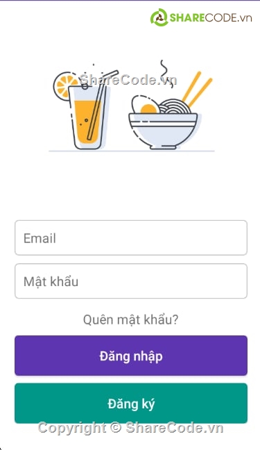 android,java,firebase,app đặt đồ ăn,food delivery,app bán hàng