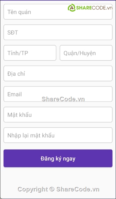 android,java,firebase,app đặt đồ ăn,food delivery,app bán hàng