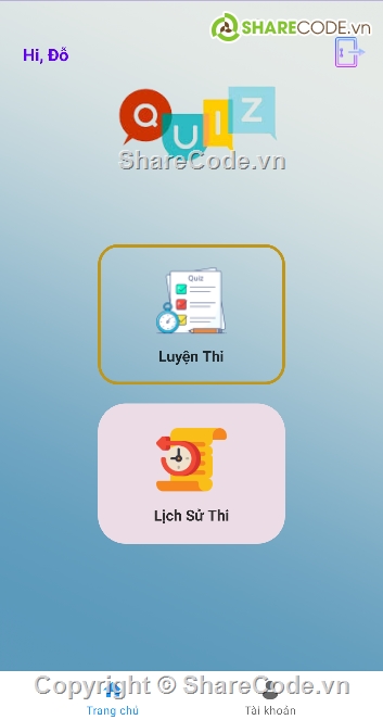 ứng dụng thi trắc nghiệm,Code thi trắc nghiệm,Beautiful background quiz,thi trắc nghiệm android,Source code thi trắc nghiệm,ứng dụng trắc nghiệm