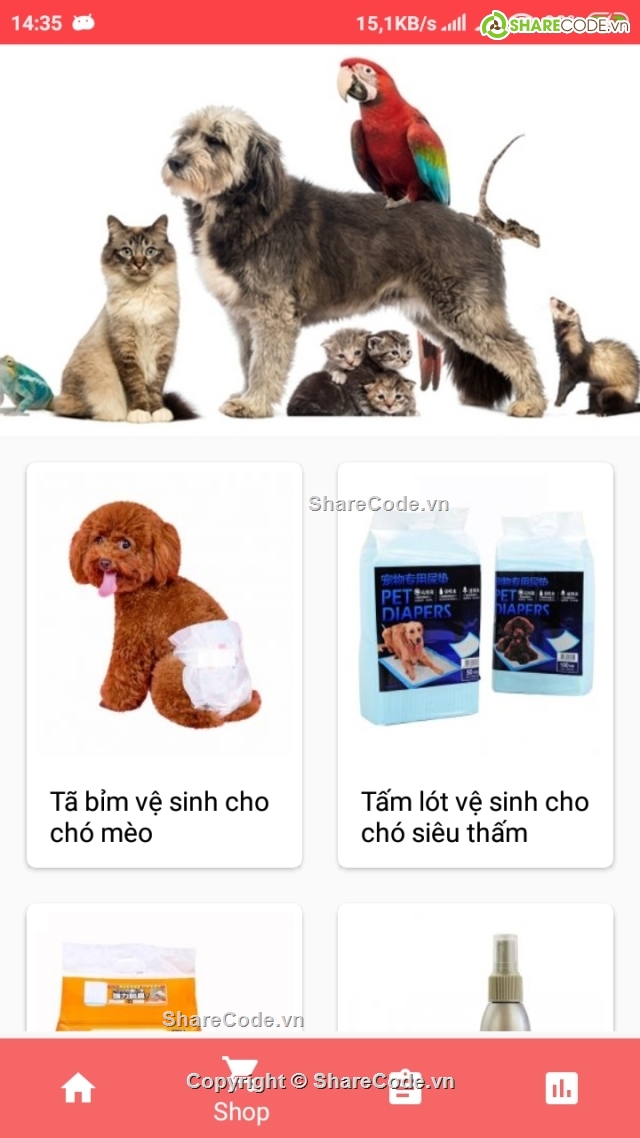 App quản lý vật nuôi,Code quản lý thú cưng,App quản lý thú cưng,App Android quản lý,App android sqlite,Happy Pet