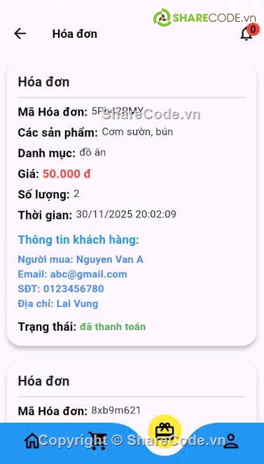 Firebase Backend,flutter firebase,appfood,code app bán hàng,ứng dụng ecommerce android,firebase