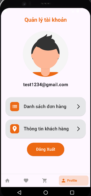 App bán hàng online,Website quản lý,Mongodb,Flutter,App android studio