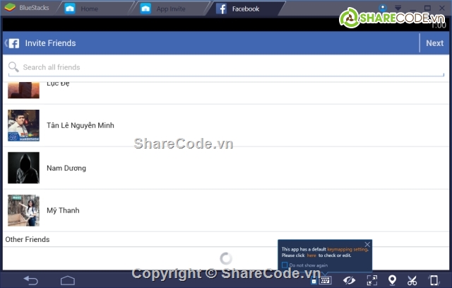 facebook,app facebook,invite facebook,share chức năng facebook,app