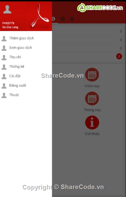 code quản lý chi tiêu,quản lý chi tiêu,quản lý thu chi