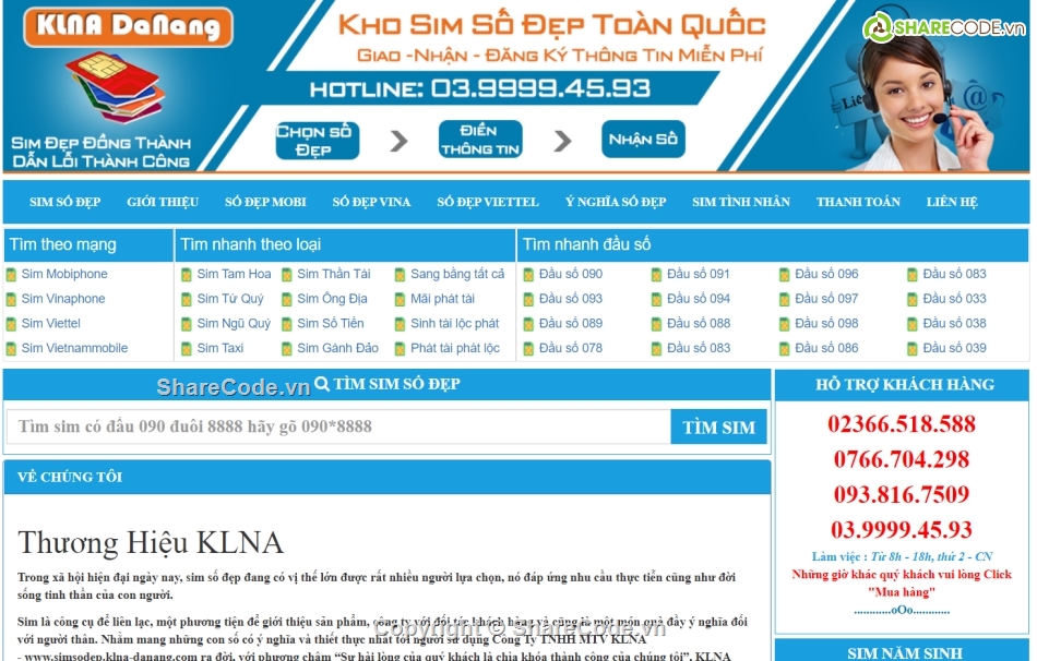 Web bán sim số đẹp,sim số đẹp,code web sim số,Code bán sim số đẹp PHP,Source Code bán sim