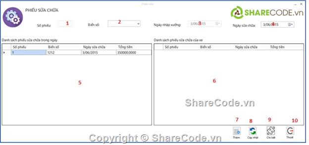 quản lý gara,quản lý gara xe,c# quản lý gara ô tô,quản lý gara oto C#,Code quản lý gara SQL