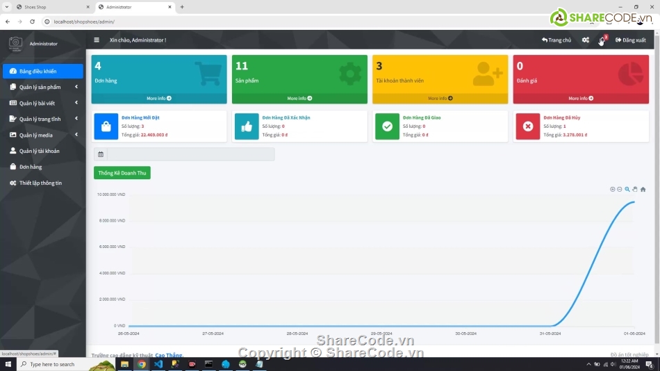 code đồ án web bán giày php vnpay,code đồ án web bán hàng mvc đẹp thanh toán online,đồ án web bán giày có admin quản lý sản phẩm