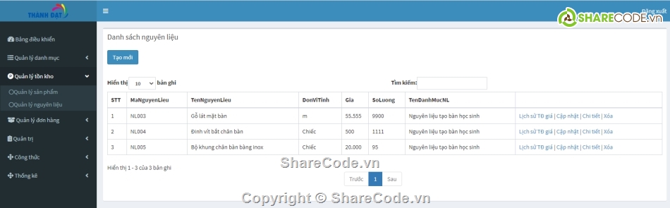 Source code quản lý vật tư,Code quản lý vật tư,Quản lý vật tư Code,Source code báo cáo quản lý vật tư