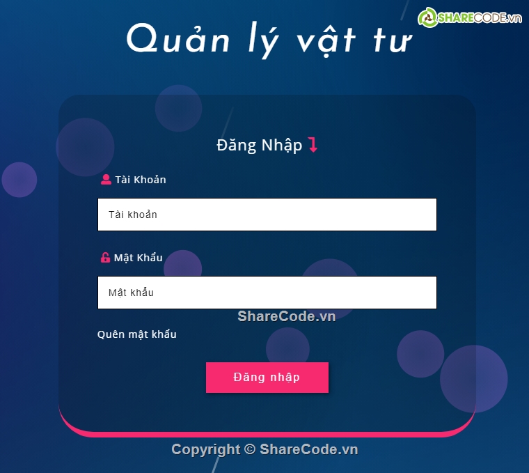 Source code quản lý vật tư,Code quản lý vật tư,Quản lý vật tư Code,Source code báo cáo quản lý vật tư