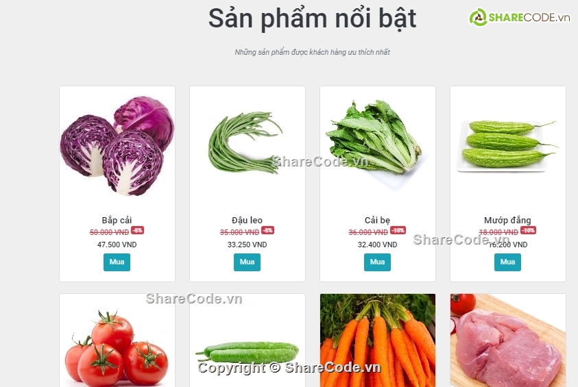 code web ẩm thực,code Website bán thực phẩm,source code web thực phẩm,code web thực phẩm