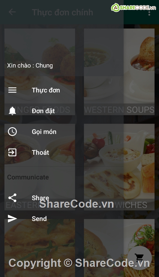 Order Food,Order food android studio,android studio,Gọi món ăn,Ứng dụng gọi món ăn,Firebase