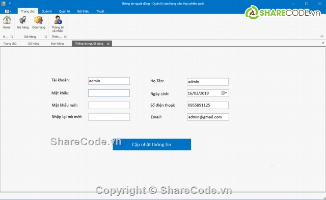 quản lý bán hàng thực phẩm,Code quản lý bán hàng,Code ứng dụng bán hàng thực phẩm,Code C# quản lý thực phẩm sạch