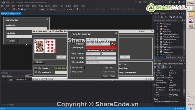 code game,game đánh bài,game c#,game cá cược