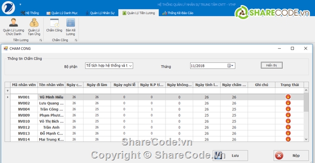 code C# Quản lý nhân sự,quản lý nhân sự,quản lý tiền lương,C# Quản lý nhân sự