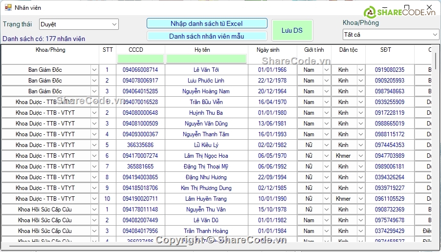 code chấm công,Source code chấm công,code chấm công nhân viên