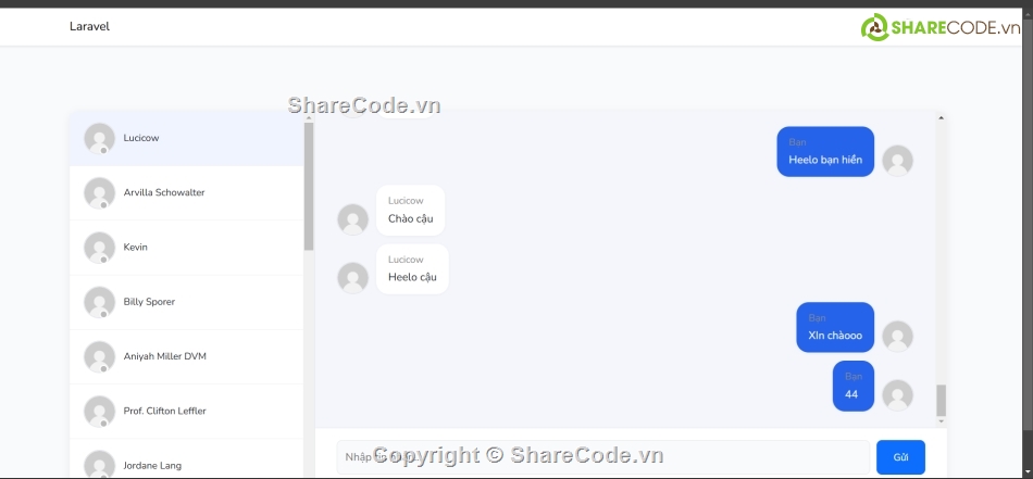 Laravel,Chat Realtime,Code Chat Real,Code Chat Realtime,Laravel Chat