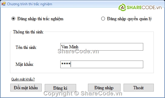 phần mềm thi trắc nghiệp,chương trình thi trắc nghiệm,thi trắc nghiệm,trắc nghiệm,mô hình 3 lớp,học c#