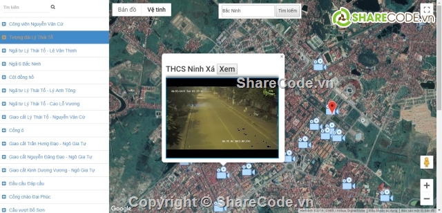 Quản lý camare trên google map,google map,tìm kiếm camara trên bản đồ,xem camara trên bản đồ,đồ án tốt nghiệp,hiển thị camara trên bản đồ.