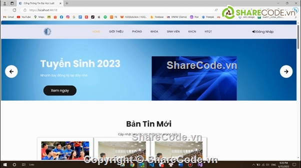 ASP.Net,MVC,cổng thông tin trường học,source code website,web thông tin,code asp.net mvc5