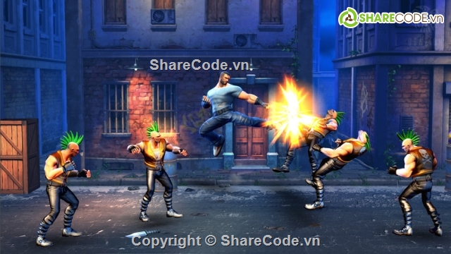 Source Code Đánh Nhau Đường Phố Unity Huyền Thoại (Beat Em Up - Game  Template 3D)