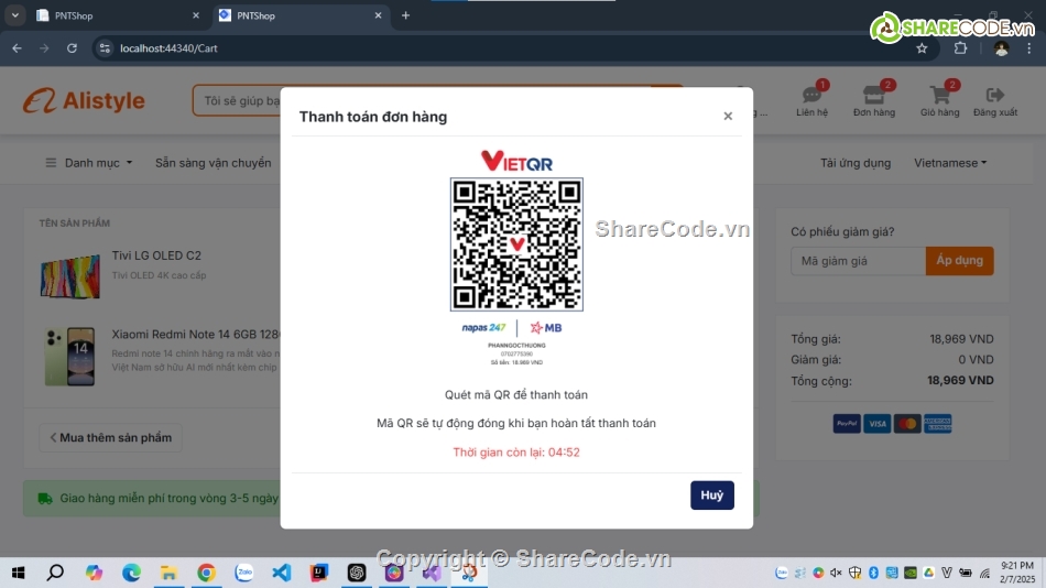 website bán hàng,code đồ án,.NET