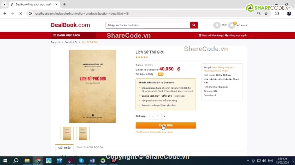 bán hàng online,đồ án php bán sách online,code đồ án bán sách online,full code web bán sách online