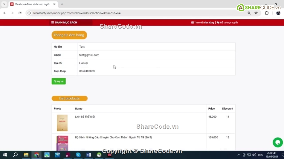 bán hàng online,đồ án php bán sách online,code đồ án bán sách online,full code web bán sách online