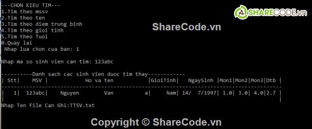 c++,code quản lý nhân sự,code đồ án,code c,Code quản lý sinh viên,quản lý sinh viên