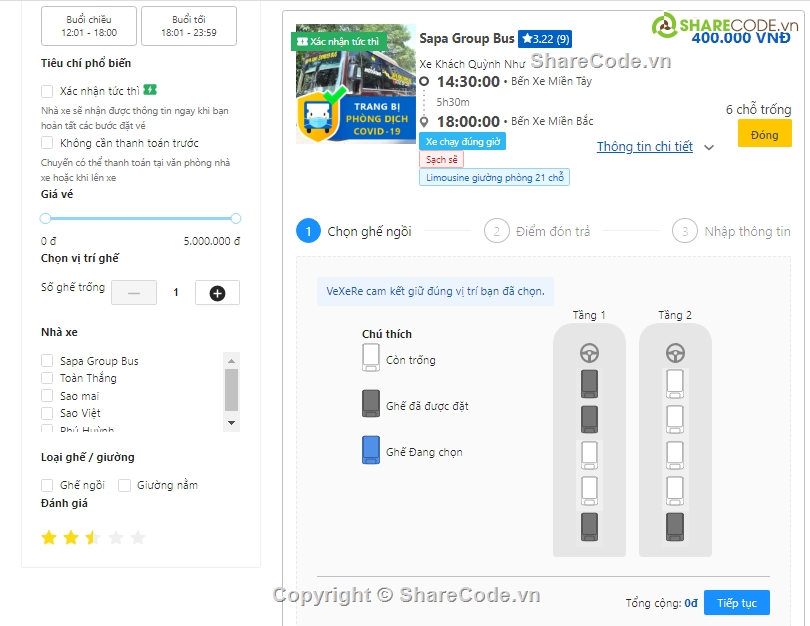 Code web đặt vé xe,Full code  web đặt vé xe,Source web đặt vé xe,Code web đặt vé xe online