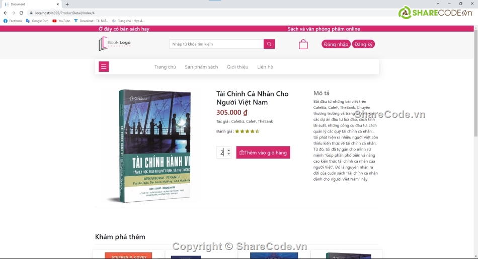 web bán sách,code web,full code,code đồ án web bán sách,mvc asp.net,code asp.net mvc5